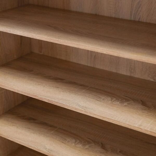 2-Door Shoe Cabinet with Multiple Shelves - Image 5