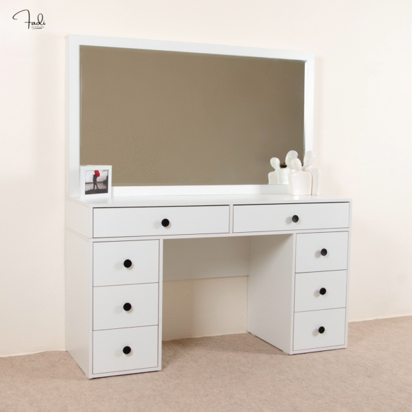 Modern White Vanity – Elegance meets storage space