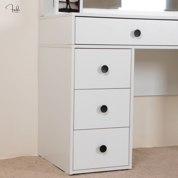 Modern White Vanity – Elegance meets storage space - Image 3