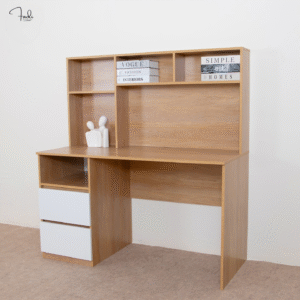 Workstation Desk with Shelf Unit