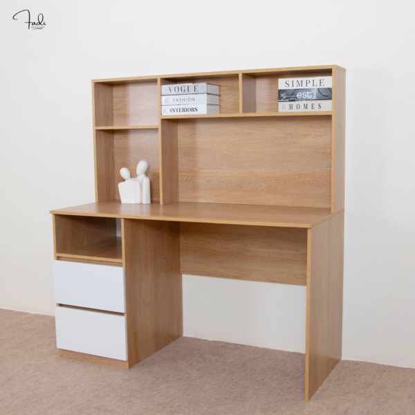 Workstation Desk with Shelf Unit